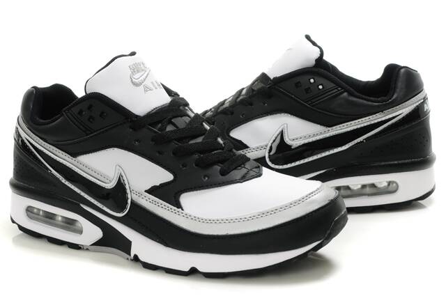 New Men'S Nike Air Max Black/White